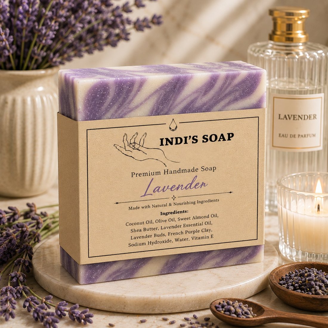 Indi's handmade soaps